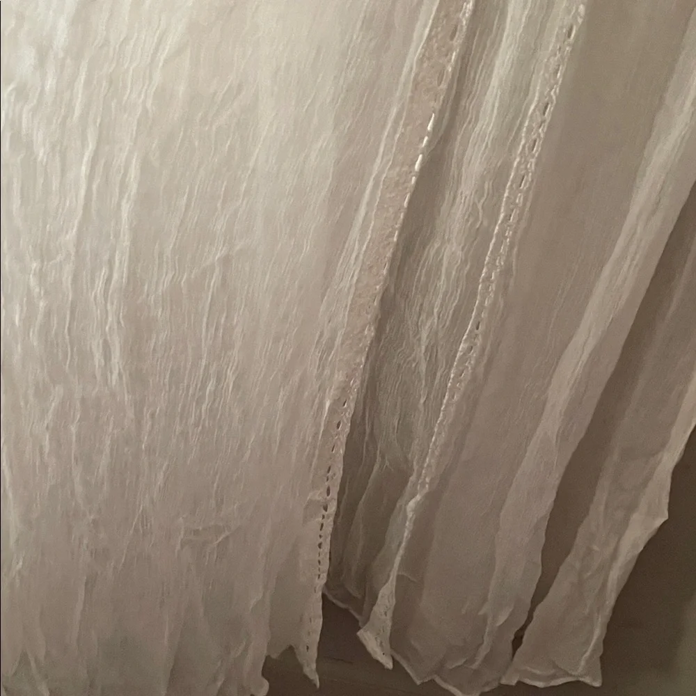 Free People White and Gray Long Sleeve Dress - Picture 6 of 10